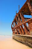Ship Wreck on a Beach