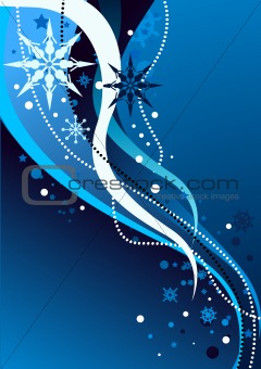 Winter Abstract Illustration