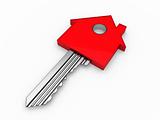 3d key home house red