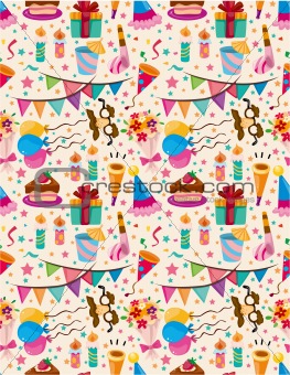 seamless birthday pattern
