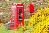 telephone booth and letter box near Laid, Scotland