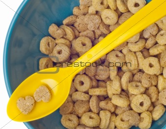 Vibrant Bowl with Breakfast Cereal