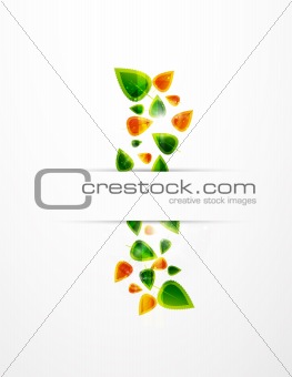 Abstract leaf design