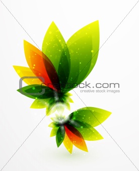 Abstract leaf design