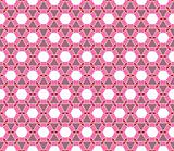 Seamless geometrical pattern with circles and diamonds