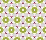 Seamless pattern with squares, lines and stars 