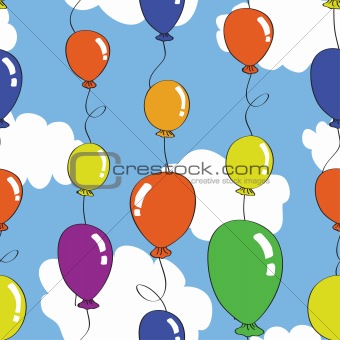 seamless balloon pattern