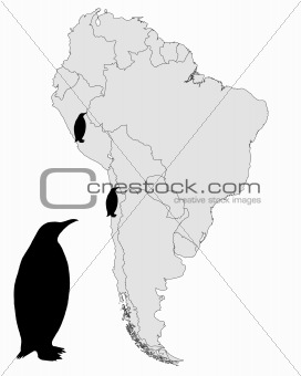 Humboldt penguin range
