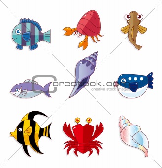 cartoon fish icons