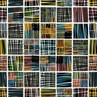 Colorful textile seamless pattern.