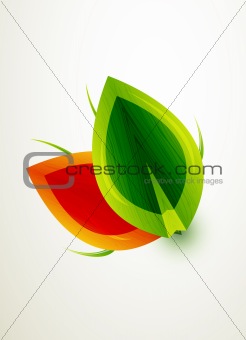 Abstract leaf design