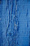 Blue paint on wood background