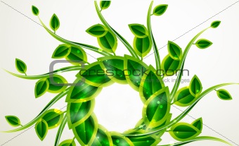 Abstract leaves