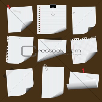 note papers