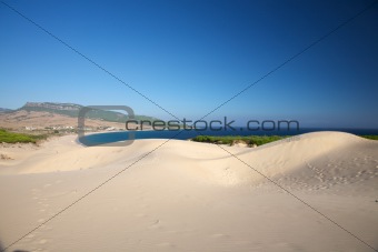 dunes over Bolonia beach