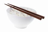 Bowl of Rice and Chopsticks