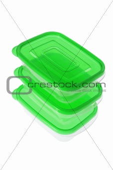 Stack of Plastic Containers 