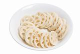Slices of Lotus Root in Bowl