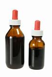 Drop Bottles of Herbal Medicine