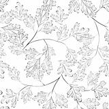 Seamless walpaper with leaves