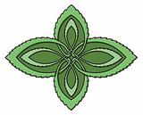 Mint celtic knot