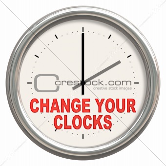 change your clocks