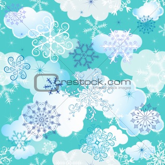 Seamless winter pattern