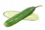Halves of Lebanese Cucumber