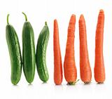 Carrots and Lebanese Cucumbers