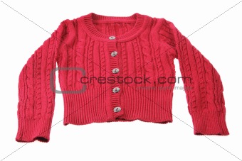 Red Baby Cardigan 