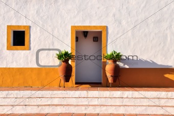 Summer house entrance