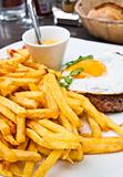 Egg and fries 