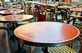 Cafe terrace in paris