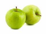 two green apples
