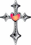 cross symbol tattoo