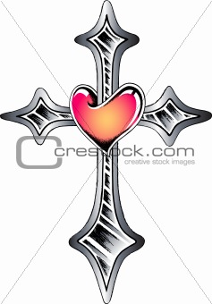 cross symbol tattoo