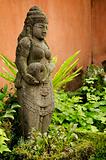 statue in bali indonesia garden