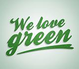 We love green