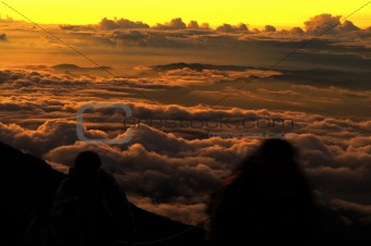 Sunrise at Fuji-san, Japan