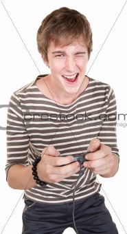 Teen With Controller