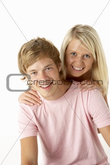Mother And Son Happy Together