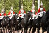 Household Cavalry Riding In The Street