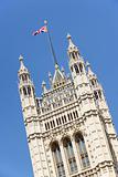 Flag Flying From Westminster Abbey, London, England