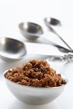 Brown Sugar In A Bowl With Measuring Spoons