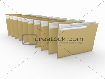 3d folder paper 