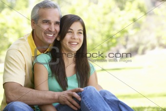 Man And His Teenage Daughter