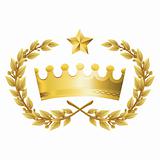 Best Royal King Crown with Quality Wreath Vector Illustration