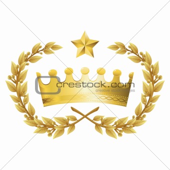 Best Royal King Crown with Quality Wreath Vector Illustration