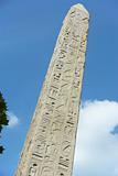 Low Angle View Of Cleopatra's Needle In London, England