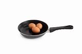 Frying Pan With Eggs